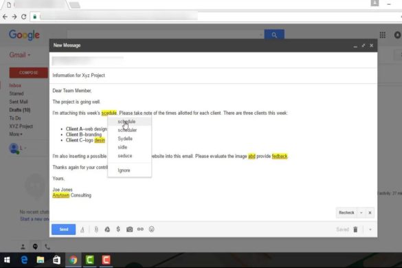 How to schedule an email in gmail
