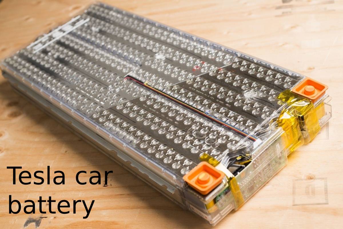 Tesla car battery