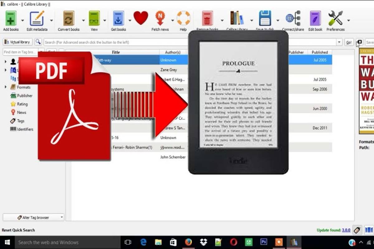 Convert PDF to Kindle