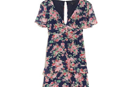 Lulu's Floral-Print Tiered Maxi Dress at Nordstrom Rack