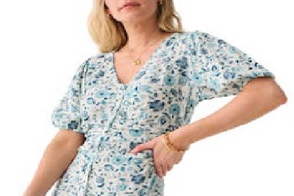 Faherty Wrap Dress at Nordstrom Rack