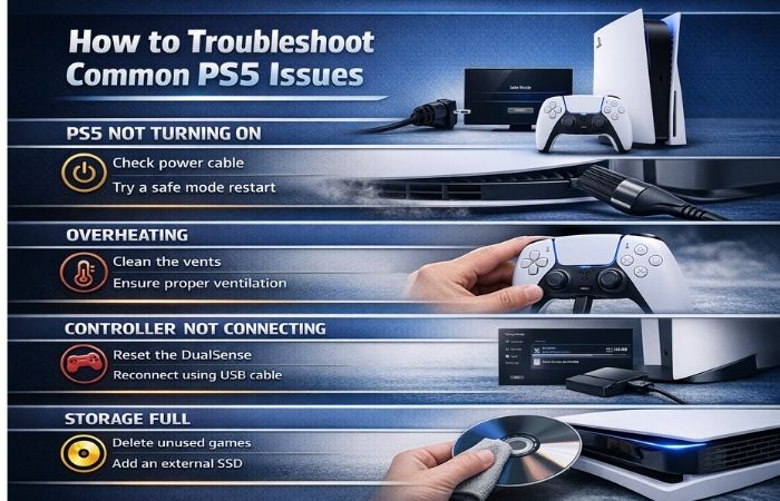 How to Troubleshoot Common PS5 Issues