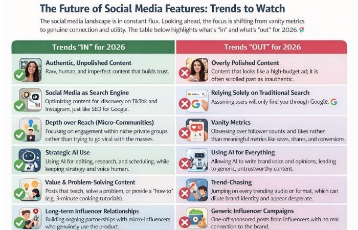 The Future of Social Media Features Trends to Watch