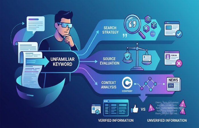 how to research an unfamiliar keyword