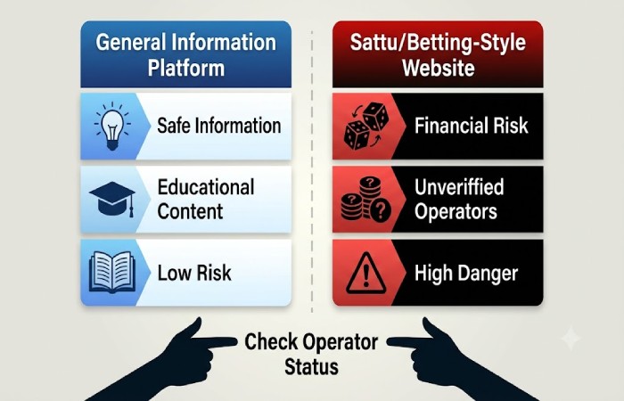 comparison_ typical information platform vs satta-style website
