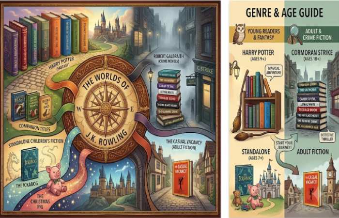 j. k. rowling's books outside harry potter